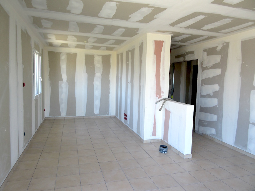 Build week 55: New floor tiles laid
